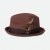 Chapeaux - Brixton Gain Fedora Wool (bison)