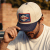 Casquette - Black River Atlanta Cotton Snapback (blanc cassé/bleu marine)