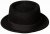 Chapeaux - Gårda Asolo Pork Pie Wool Hat (noir)
