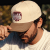Casquette - Black River Charleston Cotton Snapback (blanc cassé/kaki)