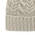Bonnet - Gårda Villars Cable Knit Wool Mix Beanie (beige)