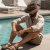 Chapeau de paille - Gårda Tenerife Raffia Fedora (naturel/marron)