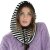 Cagoule - Gårda Valloire Striped Wool Mix Balaclava (noir/blanc)