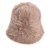 Chapeaux - Gårda Angora Cloche (gris-rose)