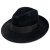 Chapeaux - Gårda Volterra Fedora Wool Hat (noir)