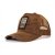 Casquettes - Gårda Velvet Trucker I Hate People (marron)