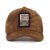 Casquettes - Gårda Velvet Trucker I Hate People (marron)
