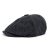Casquette gavroche/irlandaise - Gårda Aberdour Newsboy (noir/gris)