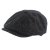 Casquette gavroche/irlandaise - Gårda Premium Consett Wool Newsboy (noir)