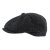 Casquette gavroche/irlandaise - Gårda Premium Consett Wool Newsboy (noir)