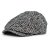 Casquette gavroche/irlandaise - Gårda Coulter Newsboy (noir/blanc)