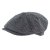 Casquette gavroche/irlandaise - Gårda Premium Oakham Wool Newsboy (noir/blanc)