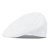 Casquette gavroche/irlandaise - Gårda Vico Cotton Flat Cap (blanc)