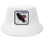 Chapeaux - Gårda Freedom Bucket Hat (blanc)