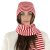 Écharpes - Gårda Engelberg Striped Wool Mix Scarf (rouge/blanc)