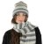 Écharpes - Gårda Grindelwald Striped Wool Mix Scarf (beige/gris)
