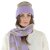 Écharpes - Gårda Kitzbühel Merino Wool Check Scarf (violet/beige)