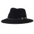 Chapeaux - Gårda Braga Wool felt Fedora (noir)