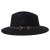 Chapeaux - Gårda Braga Wool felt Fedora (noir)
