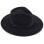 Chapeaux - Gårda Mapleton Wide brimmed Fedora (noir)