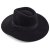 Chapeaux - Gårda Marcola Wide brimmed Fedora (noir)
