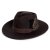 Chapeaux - Gårda Molinella Crushable Wool felt Fedora (marron)