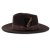 Chapeaux - Gårda Molinella Crushable Wool felt Fedora (marron)