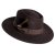 Chapeaux - Gårda Molinella Crushable Wool felt Fedora (marron)