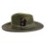 Chapeaux - Gårda Molinella Crushable Wool felt Fedora (vert)