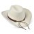 Chapeaux - Gårda Toquerville Crushable Wool felt Western hat (crème)