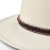 Chapeaux - Gårda Toquerville Crushable Wool felt Western hat (crème)