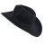 Chapeaux - Gårda Pocatello Crushable Wool felt Western hat (noir)