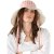 Chapeaux - Gårda Poppy Checkered sun hat (rose)