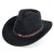 Chapeaux - Gårda Santaquin Crushable Wool felt Western hat (noir)