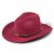 Chapeaux - Gårda Toquerville Crushable Wool felt Western hat (rouge)