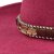 Chapeaux - Gårda Toquerville Crushable Wool felt Western hat (rouge)