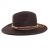 Chapeaux - Gårda Toquerville Crushable Wool felt Western hat (marron)