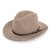 Chapeaux - Gårda Vicenza Crushable Wool felt Fedora (beige)