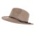 Chapeaux - Gårda Vicenza Crushable Wool felt Fedora (beige)
