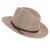 Chapeaux - Gårda Vicenza Crushable Wool felt Fedora (beige)