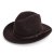 Chapeaux - Gårda Vicenza Crushable Wool felt Fedora (marron)