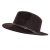 Chapeaux - Gårda Vicenza Crushable Wool felt Fedora (marron)