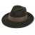 Chapeaux - Gårda Volterra Fedora Wool Hat (vert militaire/beige)
