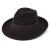 Chapeaux - Gårda Volterra Fedora Wool Hat (brun foncé)