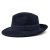 Chapeaux - Gårda Volterra Fedora Wool Hat (bleu marine)