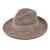 Chapeaux - Gårda Volterra Fedora Wool Hat (taupe)