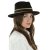 Chapeaux - Gårda Belluno Crushable Wool felt Fedora (marron)