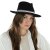 Chapeaux - Gårda Belluno Crushable Wool felt Fedora (noir)