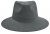 Chapeaux - Gårda Townsville Fedora (gris)