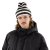 Bonnet - Gårda Isfjord Slouch Beanie (noir/blanc)